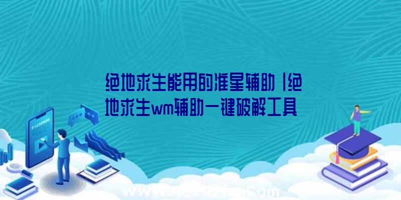 「绝地求生能用的准星辅助」|绝地求生wm辅助一键破解工具